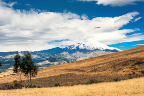 The Cayambe volcano is the highest point on the equator.   As a Dutchman living in Ecuador, I keep being impressed by seeing the volcanos.