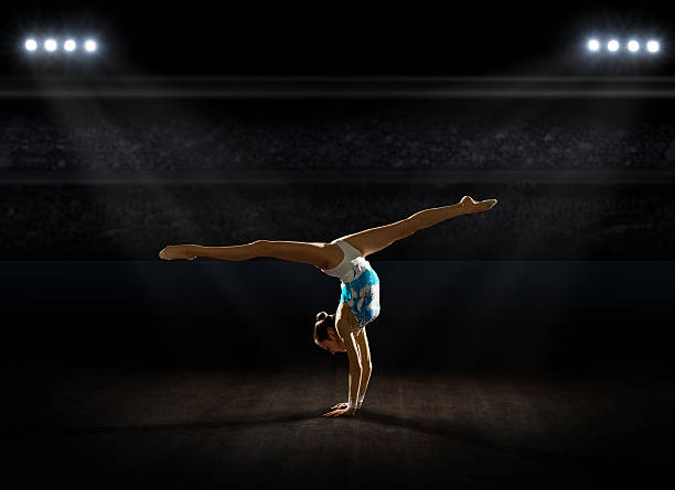 istock Girl engaged art gymnastic 467674010