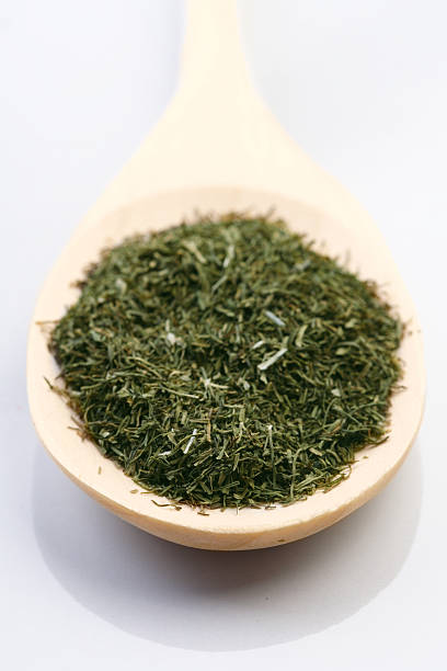 istock Dried thyme on wooden spoon 467677220