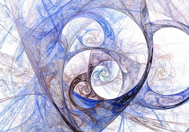 istock Abstract fractal on the white background 467681169