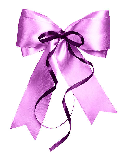 istock violet bow with dark ribbon made from silk 467681246