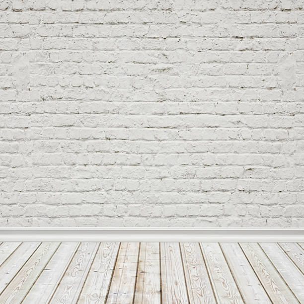 istock white painted brick wall and vintage wooden floor 467681732