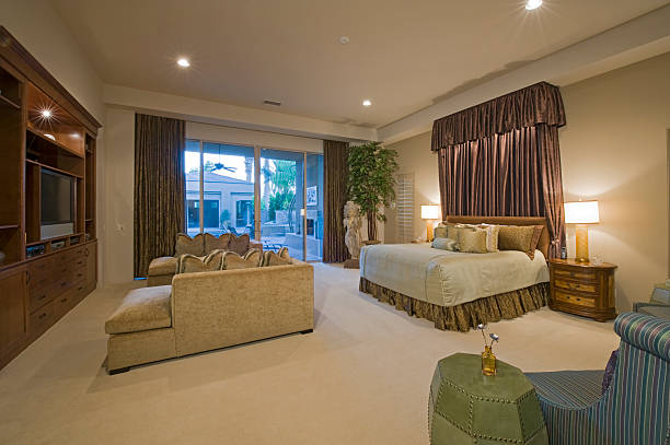 istock Bedroom In Luxurious Home 467684804
