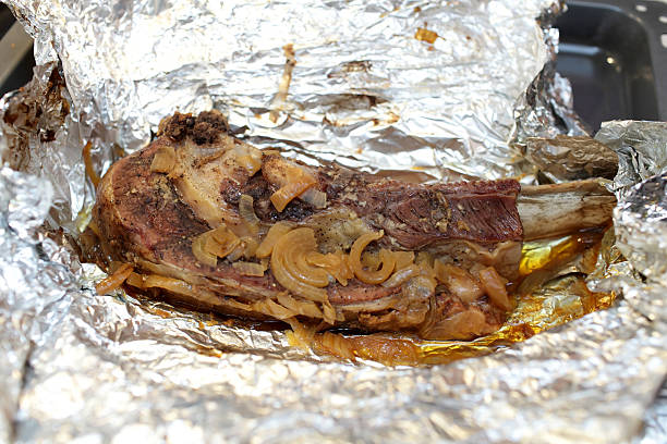 istock Brisket of beef baked in foil 467685384