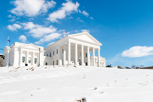 Virginia State Capitol - Richmond (Snow)