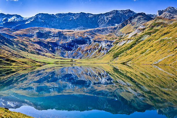 istock Mountain lake like the mirror 467685726