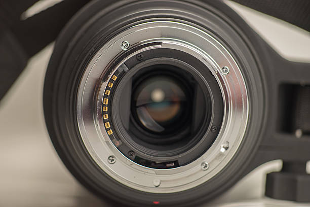 istock Closeup Of Camera Lens Contacts 467686486