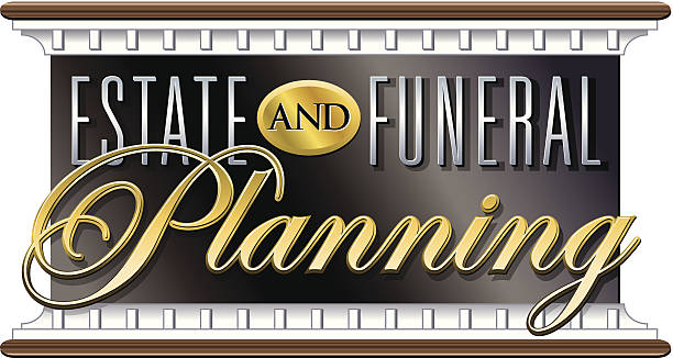 Estate Funeral Heading C Estate Funeral Heading C funeral planning stock illustrations
