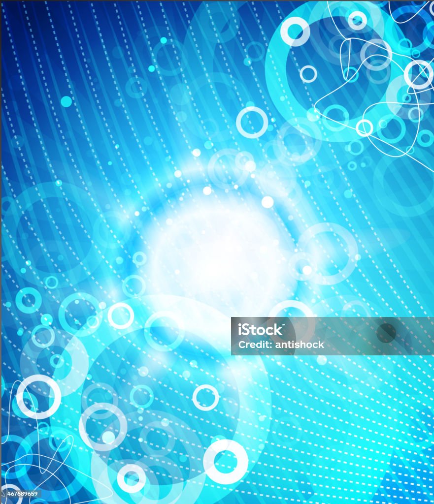 Blue Rounded Vector Background Design Vector Blue Abstract Background Stock Illustration - Download Image Now ...