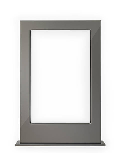 istock blank digital stand billboard isolated on white background 467689956