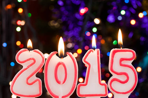 istock Celebrating the New Year (candle number 2015 467692333
