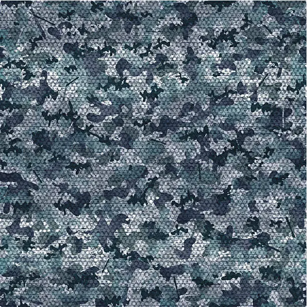 Vector illustration of Seamless navy camouflage wallpaper