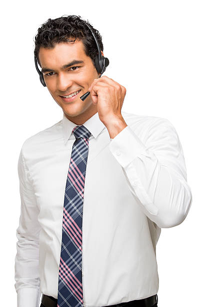 istock Young latin business man on phone call 467696901