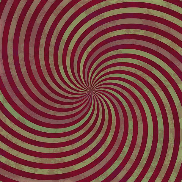 istock Green swirl on brown background 467697960