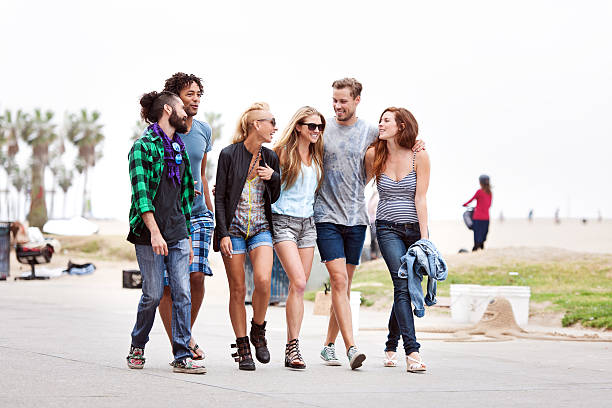 istock Group of friends in Venice Beach 467702966