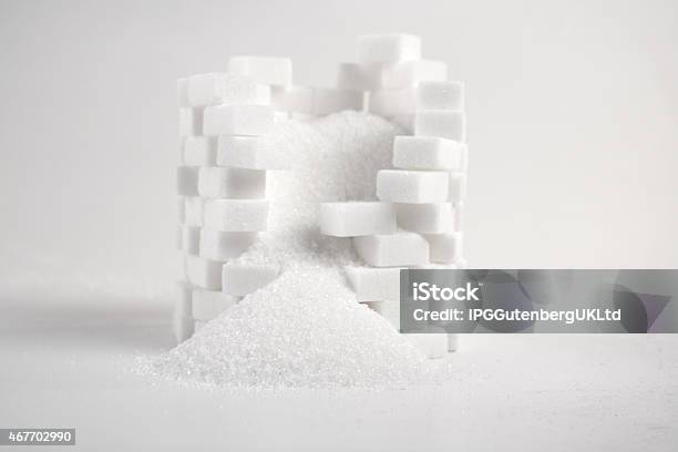 Lump Sugar Stock Photo - Download Image Now - 2015, Brown, Bumpy