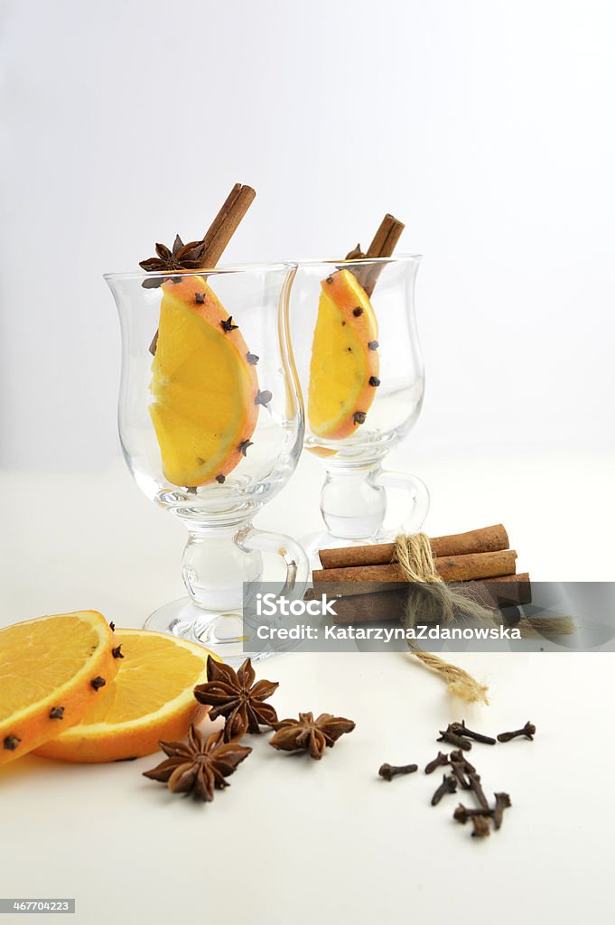 Vinho quente com especiarias - Foto de stock de Anis royalty-free