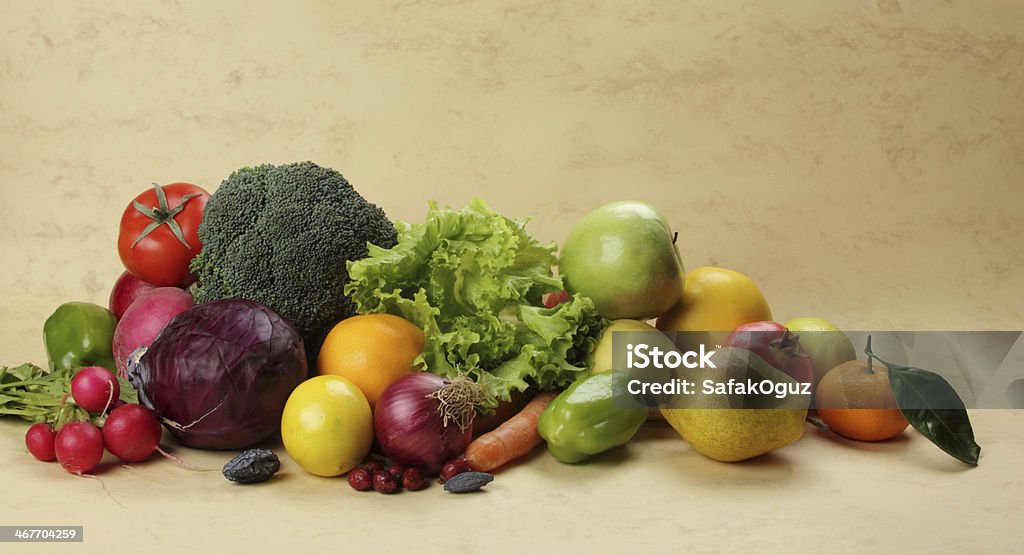 Gemüse und Obst - Lizenzfrei Antioxidationsmittel Stock-Foto