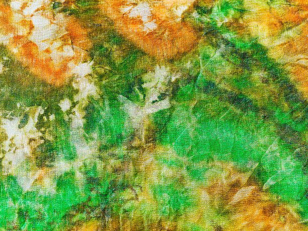 istock abstract ornament of green yellow batik 467706102
