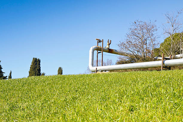istock Geothermal power plant in Tuscany hills 467707098