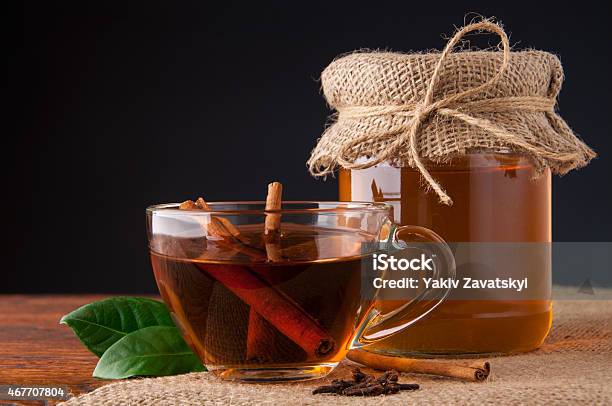 Tea With Honey Stock Photo - Download Image Now - Cinnamon, Honey, Tea - Hot Drink