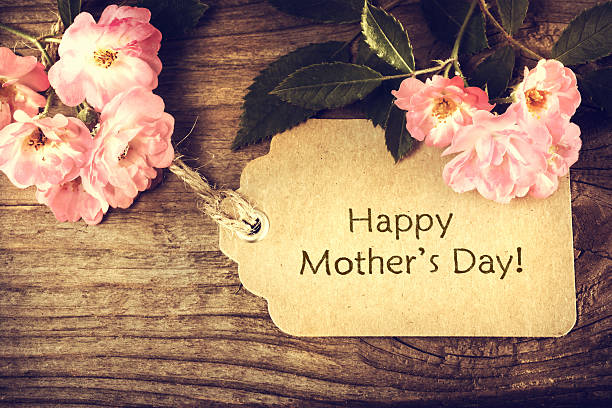istock Mothers day card with roses 467708026