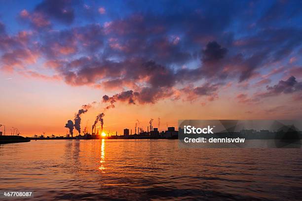 Vibrant Industry Stock Photo - Download Image Now - Greenhouse Gas, Netherlands, Factory