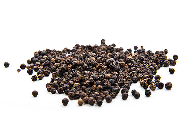 istock Black pepper  isolated on the white background 467710547