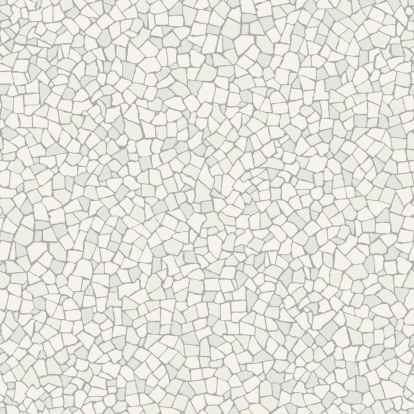 Broken tiles (trencadis) white seamless pattern