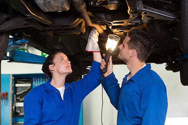 istock Team of mechanics working together 467711982
