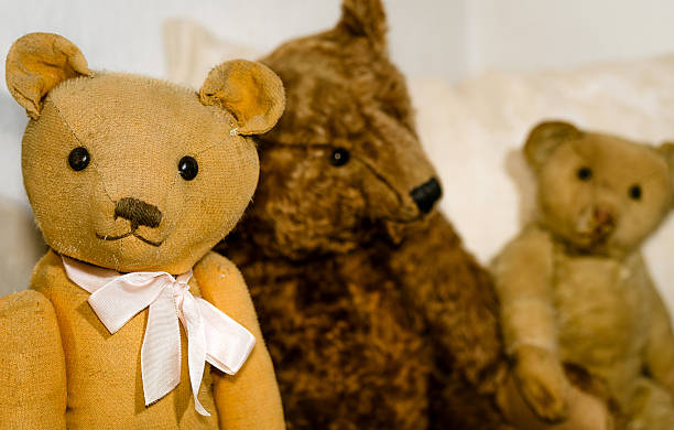 Teddy bears family stock photo