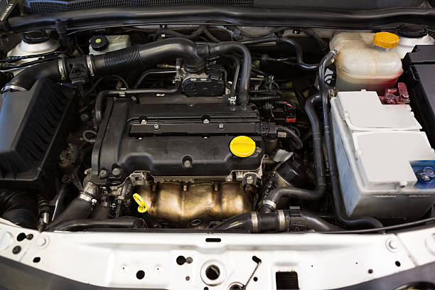 istock Close up of engine 467713254