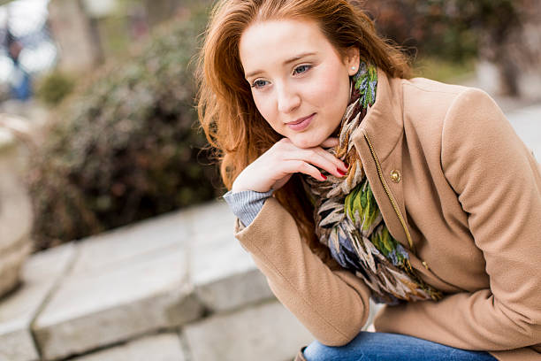 istock Young red hair woman 467713764