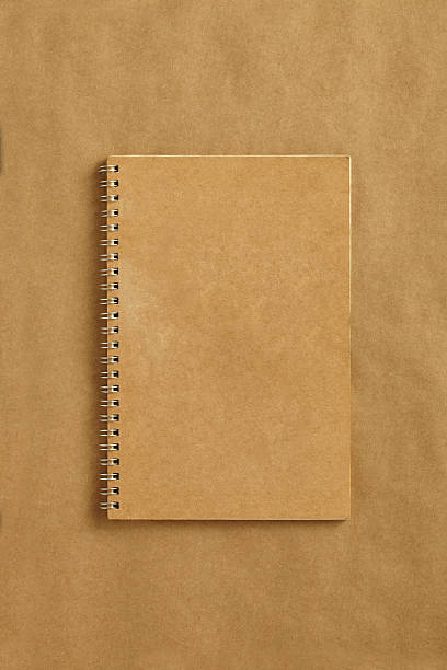 Recycle notebook stock photo