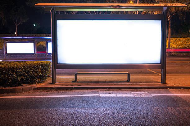 istock white screen in the bus station 467714503