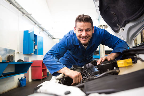 istock Mechanic working under the hood 467715160