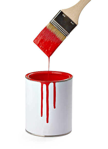 istock paint color tin can and brush 467716050
