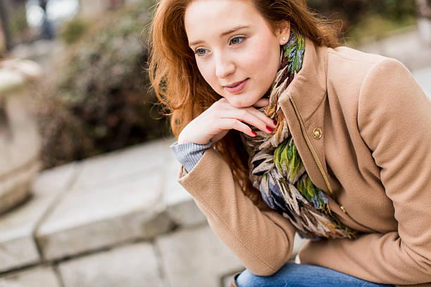 istock Young red hair woman 467718922