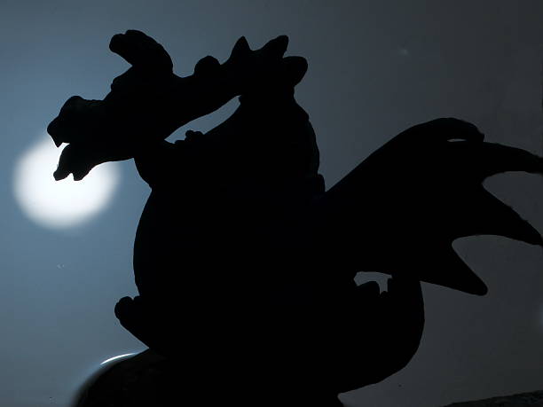 istock Around our Pond / The Dragon, the Moon at  Halloween… 467719134