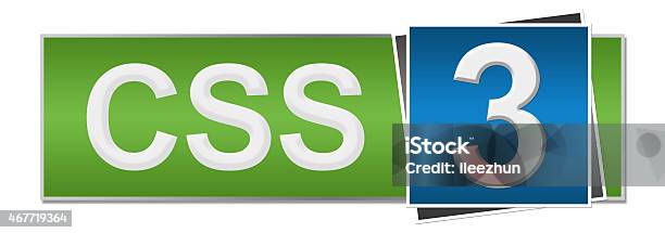 Css 3 Green Blue Horizontal Stock Photo - Download Image Now - 2015, Blue, Coding