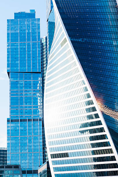 istock office buildings from glass and metal 467725504