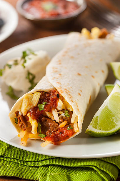istock Hearty Chorizo Breakfast Burrito 467730683