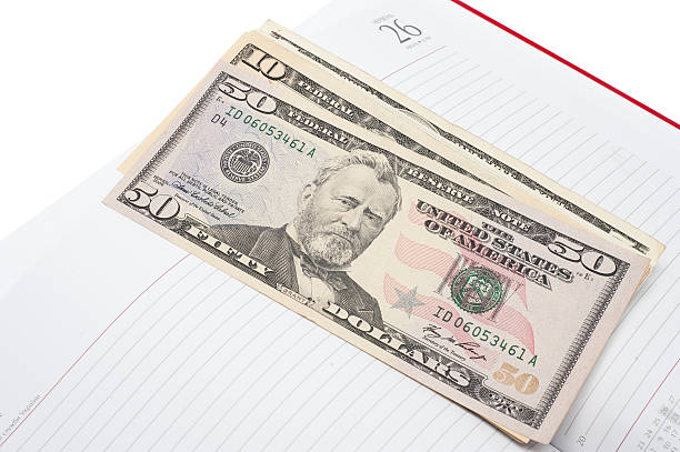 istock Notepad and money. Background image for finance and banking 467732194