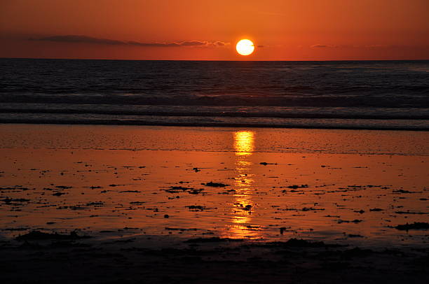 istock Sunset over the Pacific Ocean at Cardiff State Beach, California 467733566