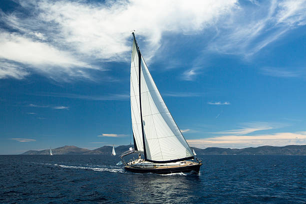 istock Yachting. Boat in sailing regatta. Luxury yachts. 467744016