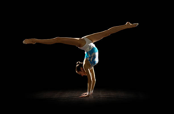 istock Girl engaged art gymnastic 467744240