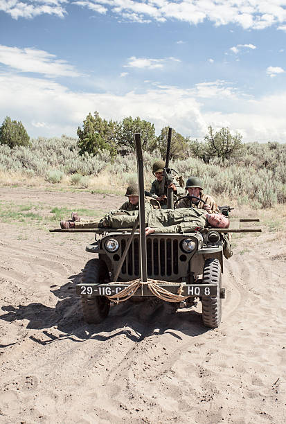 istock WWII Jeep with Soldiers 467744722