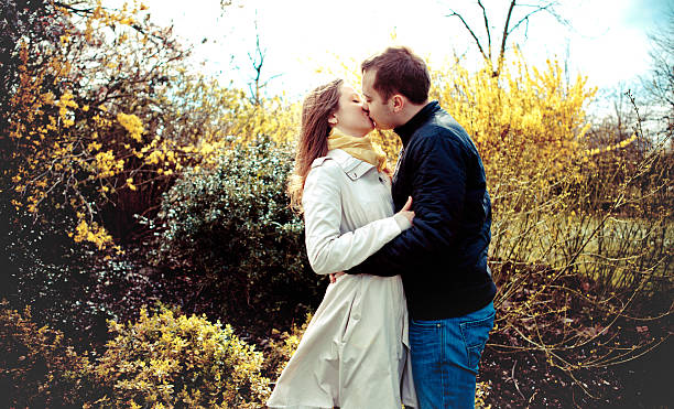 Beautiful young couple in love