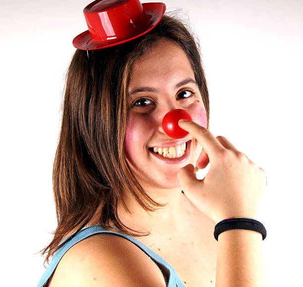 istock Clown girl 467749386