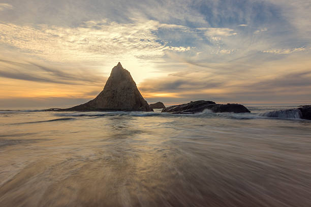 istock Martins beach near half moon bay at sunset 467749530